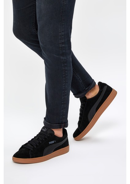 364989 Smash V2 Black Erkek Spor Ayakkabısı