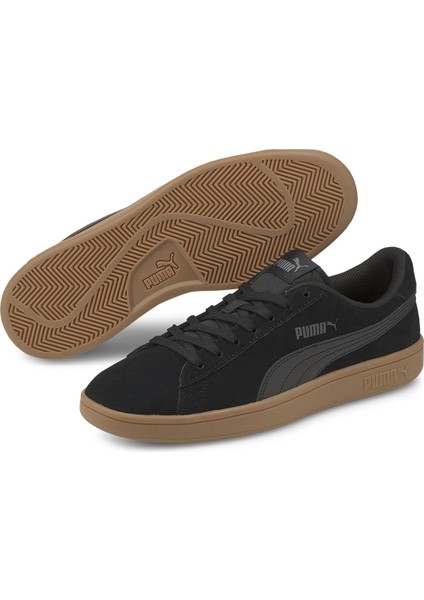 364989 Smash V2 Black Erkek Spor Ayakkabısı