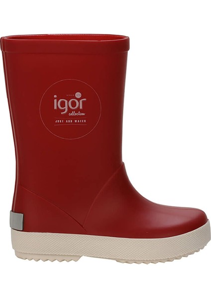 Splash Nautico Rojo Çocuk Kırmızı Yağmur Çizmesi W10107-005
