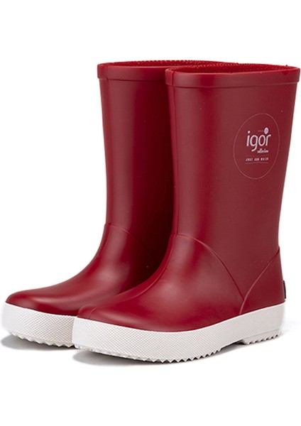 Splash Nautico Rojo Çocuk Kırmızı Yağmur Çizmesi W10107-005
