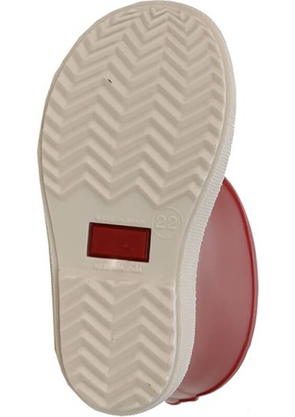 Splash Nautico Rojo Çocuk Kırmızı Yağmur Çizmesi W10107-005