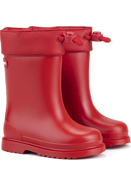 Chufo Cuello Çocuk Kırmızı Yağmur Çizmesi W10100-005