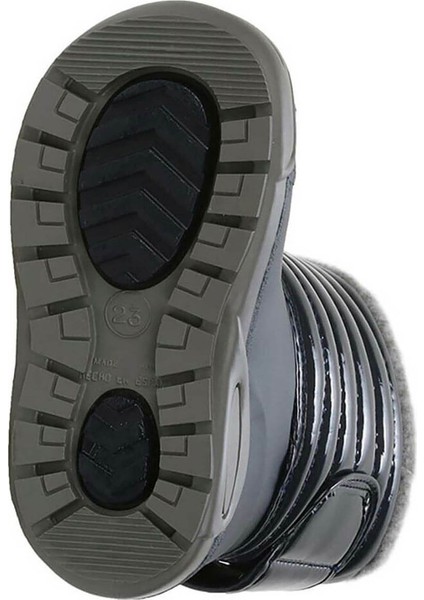 Topo Ski Charol Marino Çocuk Kürklü Lacivert Yağmur Kar Çizmesi W10168-003