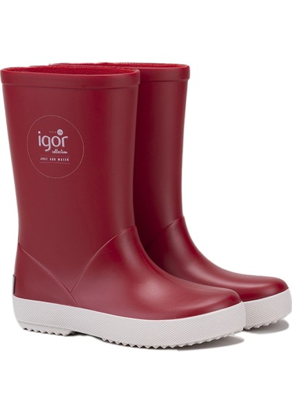 Splash Nautico Rojo Çocuk Kırmızı Yağmur Çizmesi W10107-005