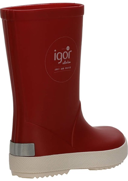 Splash Nautico Rojo Çocuk Kırmızı Yağmur Çizmesi W10107-005