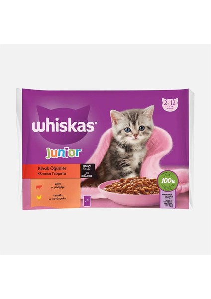 Klasik Öğünler Yavru Kedi Yaş Maması 340 gr fiyatları