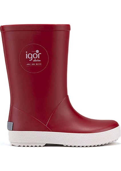 Splash Nautico Rojo Çocuk Kırmızı Yağmur Çizmesi W10107-005