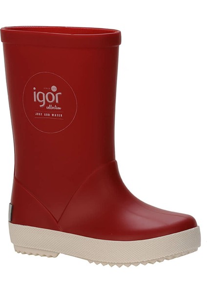 Splash Nautico Rojo Çocuk Kırmızı Yağmur Çizmesi W10107-005