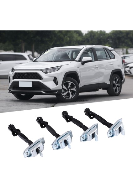 Toyota Rav4 Aca3 2006-2015 Için Kapı Kontrol Kayışı Durdurucu Sıkışması Menteşesi Kapı Sınır Durdurucu 68610-0R020 68630-0R020 (Yurt Dışından) indirimleri