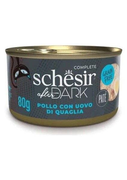 After Dark Pate Tavuklu ve Bıldırcın Yumurtalı Yetişkin Kedi Konservesi 80 gr modelleri