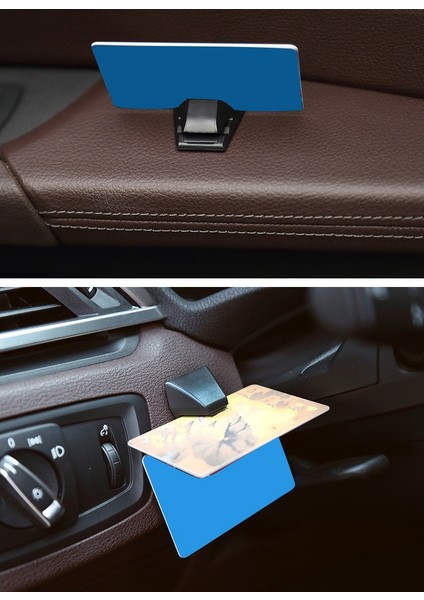 Çok Işlevli Kart Bilet Tutucu Otomatik Araç Kimlik Kartı Klipsi Siyah Gösterge Paneli Kapı Yapışkanlı Klipsler Araç Şekillendirme Araç Düzenleme (Yurt Dışından) fiyatları