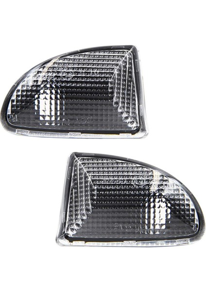 Smart Fortwo W451 2007-2015 Için Ön Yan Sinyal Lambası Kapağı Sinyal Lambası Muhafazası Şeffaf Lens 4519067700C40A (Yurt Dışından)
