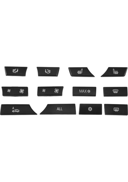 Bmw F07 GT/F10/F11 F01/F02 Için 12 Adet Düğme Anahtar Kapağı Klima Isıtıcı Anahtarı Kiti Paneli (Yurt Dışından)