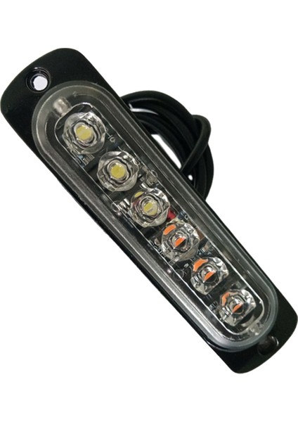 Adet LED Strobe Uyarı Işığı Strobe Izgarası Yanıp Sönen Işık Çubuğu Kamyon Araba Işaret Lambası Trafik Işığı 12V 24V Sarı Işık (Yurt Dışından) modelleri