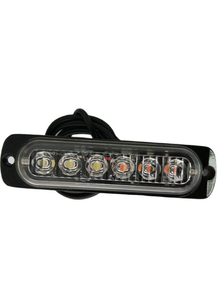 Adet LED Strobe Uyarı Işığı Strobe Izgarası Yanıp Sönen Işık Çubuğu Kamyon Araba Işaret Lambası Trafik Işığı 12V 24V Sarı Işık (Yurt Dışından) fırsatları