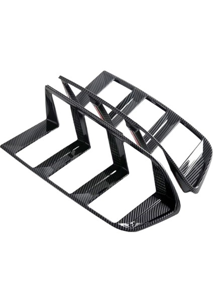 Ford Mustang S650 Gt Dark Horse Ecoboost Gt 2024 2025 Için Araç Arka Stop Lambası Kapağı Kaplaması Karbon Fiber Aksesuarlar (Yurt Dışından)