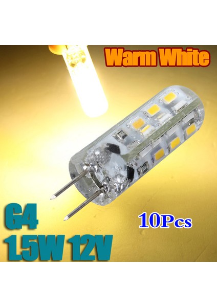 10X G4 1,5W LED Ampul Halojen Ampul Değiştirin 12V Smd LED Ampul Lambalar (Yurt Dışından)