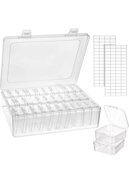 62 Adet Boncuk Düzenleyici Saklama Kutusu, Takı Yapımı Için Boncuk Kutuları, Küçük Boncuk Düzenleyici Kapları, Kendin Yap Sanat ve El Sanatları Için Kutular (Yurt Dışından)