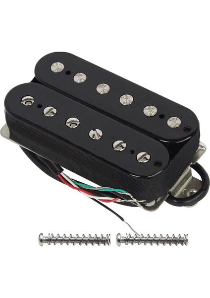 Elektrik Gitar Için Metal Gitar Köprü Manyetiği, 4 Telli, Çift Bobinli Manyetiği, Gitarınızın Ses Kalitesini ve Performansını Geliştirin (Yurt Dışından)