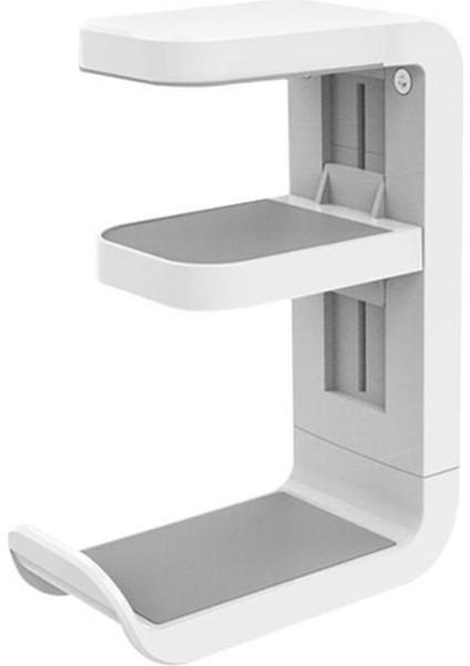 Oyun Kumandası Aksesuarları Için 360° Dönebilen Kulaklık Standı Masaüstü Kulaklık Tutucu Duvar Montajlı Masa Askı Kancası B (Yurt Dışından)