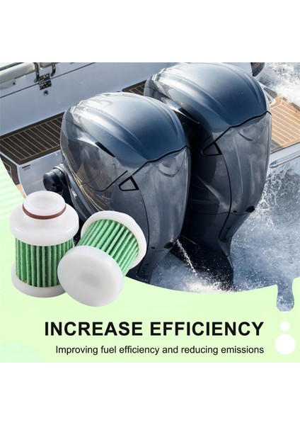 Yamaha F40A F50 T50 F60 T60 F70 F90 F115 Deniz Dıştan Takma Motor Aksesuarları Için 10X 6D8-WS24A-00 Yakıt Filtresi (Yurt Dışından) fırsatları