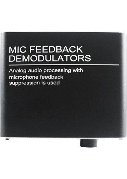 Kanallı Mikrofon Anti-Uğultu Cihazı, Ön Sahne Efektörü, Bastırıcı Frekans Kaydırmalı Ekolayzer Siyah Ab Fişi (Yurt Dışından)