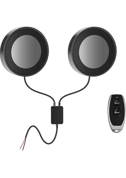 LED Şeytan Gözü Araba Farları Dekorasyon Şeytan Gözü Işığı LED Dinamik Araba Motosiklet Suv Far Gözü Işıkları Aksesuarları (Yurt Dışından)