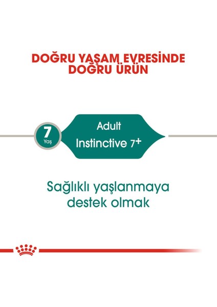 Instinctive +7 Gravy Yaşlı Kedi Konservesi 85 gr