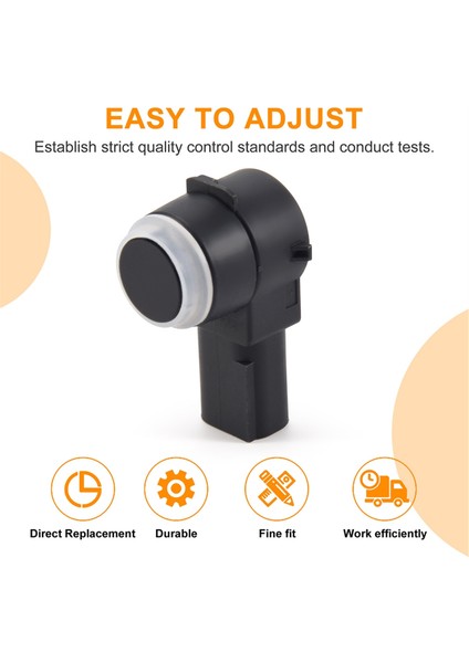 Peugeot 307, 308, 407, Citroen C4, C5, C6 Için 4 Adet Araç Arka Park Mesafe Kontrol Sensörü Pdc 9663821577XT / 6590 Ef (Yurt Dışından)