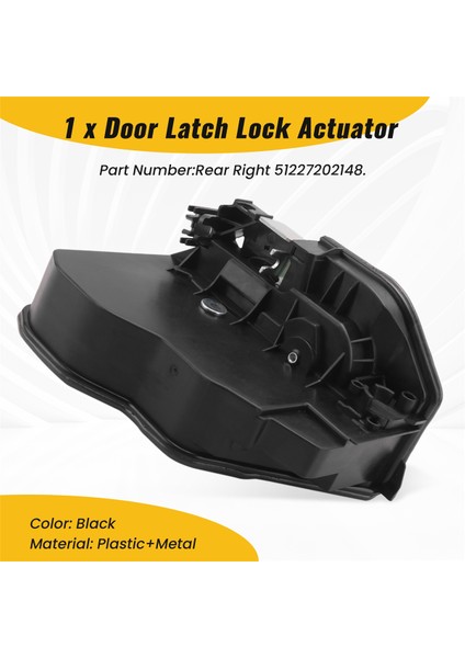 Bmw E60 E65 E70 E90 E92 328I Arka Sağ Araç Kapı Mandalı Kilit Aktüatörü 51227202148 (Yurt Dışından) indirimleri