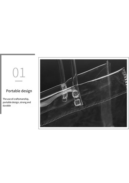 20 Adet Saplı Şeffaf Hediye Çantası Hediye Çantaları Şeffaf Yeniden Kullanılabilir Tote Çantalar Şekerleme Hediye Çantaları Tote Çanta 17X23X7CM (Yurt Dışından)