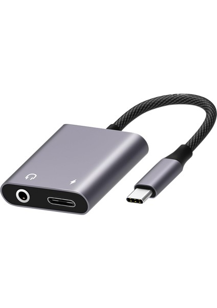 2'si 1 Arada USB Type C - 3,5 mm Ses Kulaklık Girişi ve Şarj Adaptörü, iPhone 15/16 Pro/max/plus, iPad Için Aux Dongle Kablosu (Yurt Dışından)