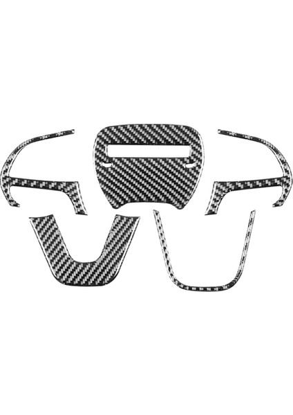 Dodge Charger 2015-2023 Araç Direksiyon Simidi Kapağı Iç Aksesuarları Için Karbon Fiber (Yurt Dışından)