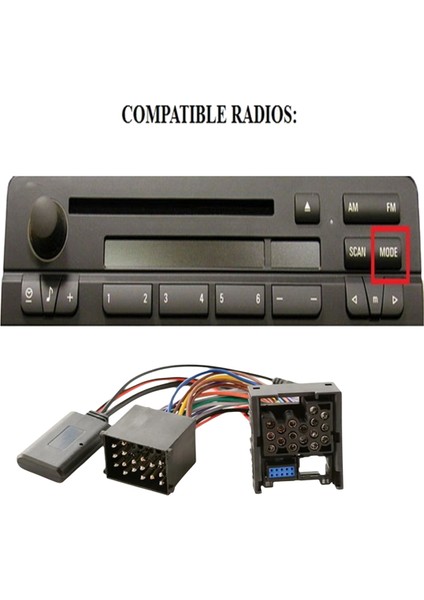 Bmw E46 3 Serisi 2002-2006 Için Araba Ses Aux Adaptörü Alıcı Radyo Bluetooth 5.0 Modülü Aux Kablosu (Yurt Dışından) modelleri