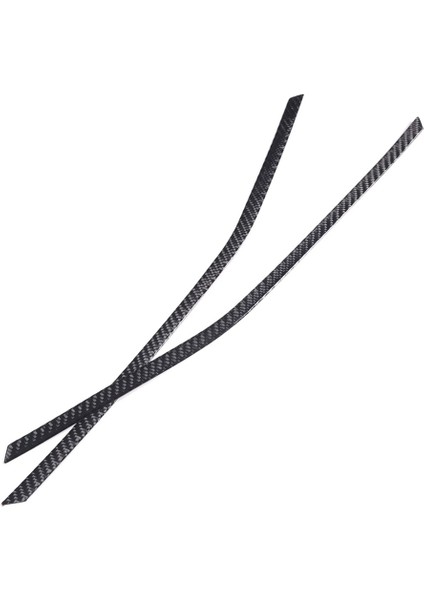 Corvette Için C7 2014-2019 Yumuşak Karbon Fiber Araba Ön Cam Bir Sütun Şerit Trim Etiket Aksesuarları (Yurt Dışından)