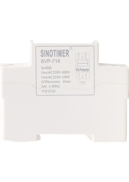 Sınotımer 40A Ayarlanabilir Gerilim Rölesi Aşırı ve Düşük Gerilim Koruyucusu Aşırı Akım Sınırlayıcı Aşırı Gerilim Kurtarma Koruma Cihazı (Yurt Dışından)
