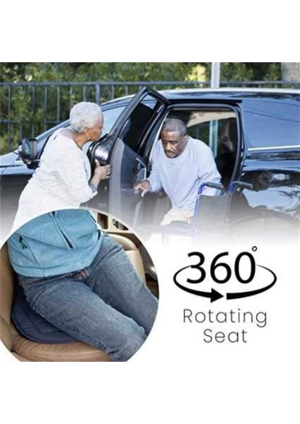 Araba Için 2 Adet 360° Dönebilen Koltuk Minderi, Araba Için 15,7 Inç Koltuk Minderi, Ev Için Yaşlılar Için Döner Koltuk, Ofis Sandalyeleri Bordo (Yurt Dışından) fırsatları