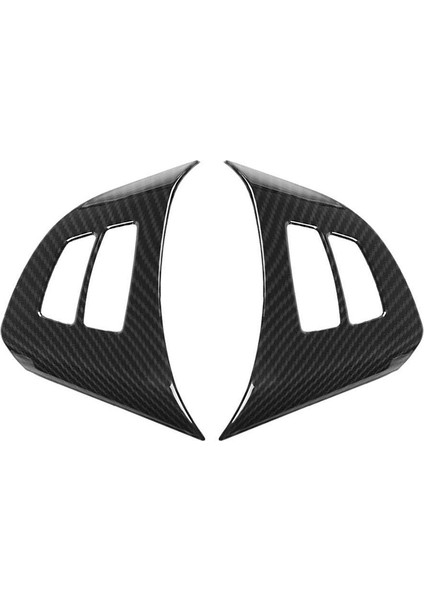 Bmw X5 E70 2008-2013 Için 2 Adet Karbon Fiber Direksiyon Simidi Kılıfı Döşemesi (Yurt Dışından)