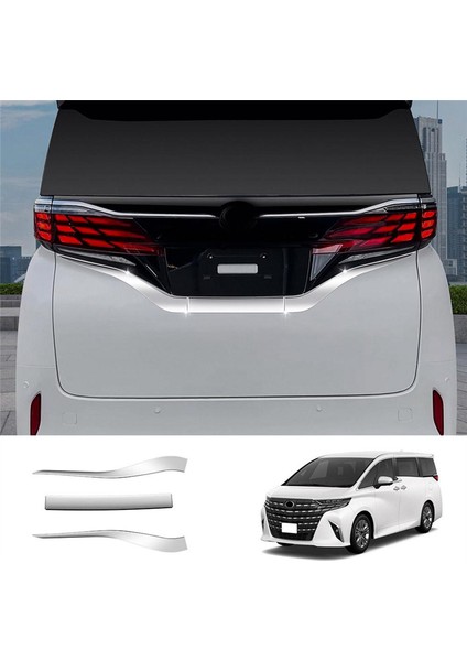 Toyota Alphard Vellfire 40 Serisi 2023 2024 Araç Arka Plaka Şeridi Kapağı Dekoratif Döşeme Aksesuarları (Yurt Dışından) fırsatları