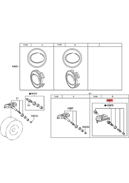 Lexus Es Rx Toyota Avalon PMV-E000 42607-02050 PMV-E000 Için 315 Mhz Tpms Lastik Basıncı Sensörü Izleme Sistemi (Yurt Dışından) fiyatları