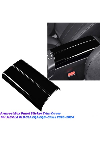 Mercedes Benz Cla/glb Cla/a/b/eqa/eqb-Serisi 2020-2024 A Için Araç Orta Konsol Kol Dayama Kutusu Paneli Sticker Kaplama Kapağı (Yurt Dışından) indirimleri