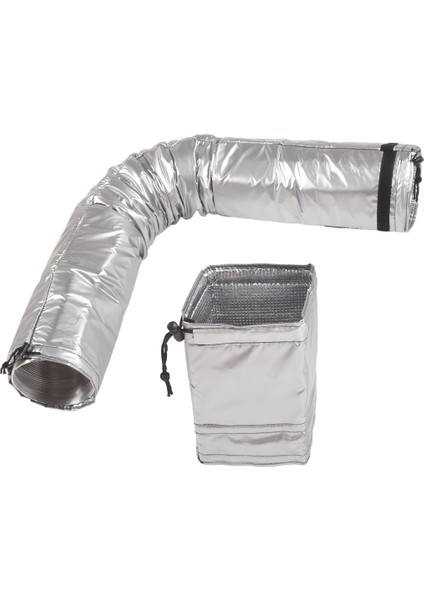 Taşınabilir Klima Hortumu Yalıtım Manşonu, 5 Inç ve 5,9 Inç Çaplı Egzoz Hortumu Için Klima Hortumu Kılıfı Sarma (Yurt Dışından)