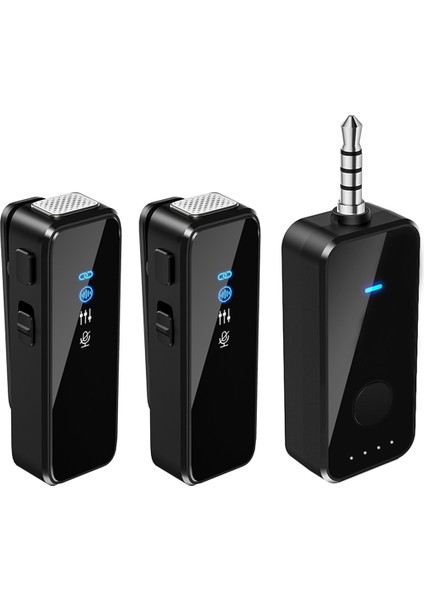 Kablosuz Yaka Mikrofonu M35 Tek Sürüklemeli Iki Cep Telefonu Yayın Gürültü Azaltma Mikrofonu ve Şarj Kutusu (Yurt Dışından)