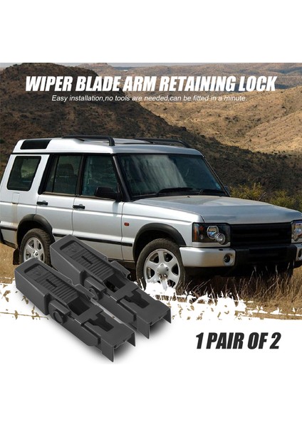 Land Rover Discovery Iı Range Rover L322 DKW100020 Için 2 Adet Ön Silecek Lastiği Kolu Tutma Kilidi Klipsi (Yurt Dışından) fırsatları