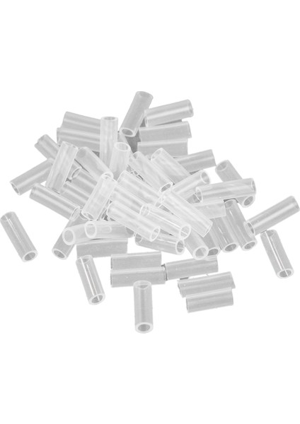 50 Adet Boncuk Zincir Kaybolmaya Karşı Koruyucu Kapak Dıy Şeffaf 1,5 Cm/0,59 Inç Anahtarlık Koruyucu Kapak Boncuk Zincirinin Düşmesini Önler (Yurt Dışından)