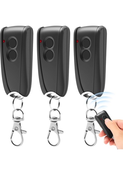 Ecostar RSC2-433, RSE2-433, RSZ1-433 Için 3'lü Garaj Kapısı Açacağı, Hormann Liftronic 500/700/800 Için El Tipi Verici (Yurt Dışından)