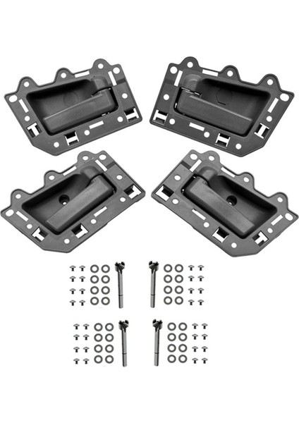 1 Çift Iç Kapı Kolu Çekmecesi Jeep Grand Cherokee 05-11 5HR421J3AK 5HR411J3AK Arka Iç Kapı Çekmecesi Sol+Sağ Lhd (Yurt Dışından)