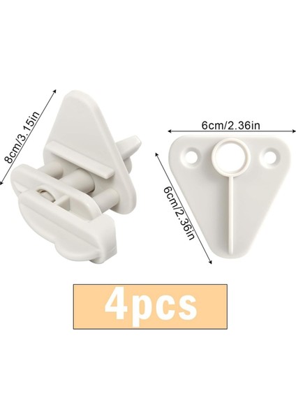 Pontoon Kapı Mandalı Değiştirme Kiti, 4 Adet Pontoon Kapı Mandalı 1-1,25 Inç Çerçevelere Uygun, Tekne Kapı Mandalı Menteşeli Kapılara Uygun (Yurt Dışından) fiyatları