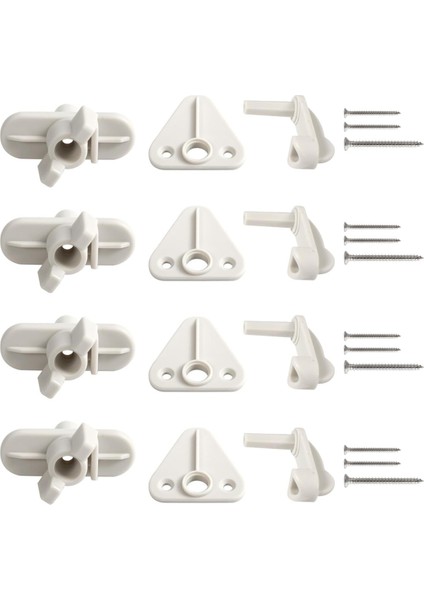 Pontoon Kapı Mandalı Değiştirme Kiti, 4 Adet Pontoon Kapı Mandalı 1-1,25 Inç Çerçevelere Uygun, Tekne Kapı Mandalı Menteşeli Kapılara Uygun (Yurt Dışından) modelleri