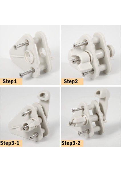 Pontoon Kapı Mandalı Değiştirme Kiti, 4 Adet Pontoon Kapı Mandalı 1-1,25 Inç Çerçevelere Uygun, Tekne Kapı Mandalı Menteşeli Kapılara Uygun (Yurt Dışından) indirimleri
